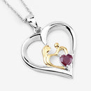 0.50 Carat Genuine Ruby .925 Sterling Silver Pendant-9