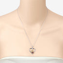 0.50 Carat Genuine Ruby .925 Sterling Silver Pendant-12