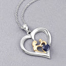 0.50 Carat Genuine Blue Sapphire .925 Sterling Silver Pendant-8