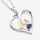 0.50 Carat Genuine Blue Sapphire .925 Sterling Silver Pendant-9