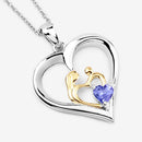 0.45 Carat Genuine Tanzanite .925 Sterling Silver Pendant-9