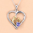 0.45 Carat Genuine Tanzanite .925 Sterling Silver Pendant-11