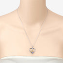 0.45 Carat Genuine Tanzanite .925 Sterling Silver Pendant-12