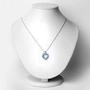 1.90 Carat Genuine Swiss Blue Topaz .925 Sterling Silver Pendant-6