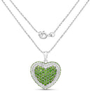 4.62 Carat Genuine Chrome Diopside .925 Sterling Silver Pendant-6