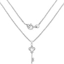 0.10 Carat Genuine White Diamond .925 Sterling Silver Pendant-4