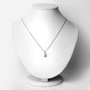 18K Rose Gold Plated 0.70 Carat Genuine Morganite .925 Sterling Silver Pendant-6