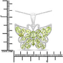4.05 Carat Genuine Peridot .925 Sterling Silver Pendant-7
