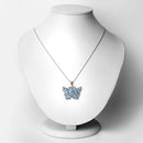 4.84 Carat Genuine Swiss Blue Topaz .925 Sterling Silver Pendant-2