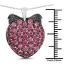4.51 Carat Genuine Ruby .925 Sterling Silver Pendant-6