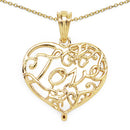 14K Yellow Gold Plated 6.05 Grams .925 Sterling Silver Pendant-1