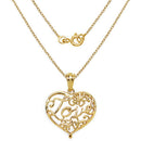 14K Yellow Gold Plated 6.05 Grams .925 Sterling Silver Pendant-2