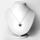 2.66 Carat Genuine Garnet and White Topaz .925 Sterling Silver Pendant-6