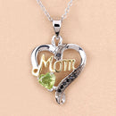 0.49 Carat Genuine Peridot and Black Spinel .925 Sterling Silver Pendant-11