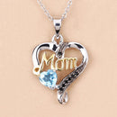 0.57 Carat Genuine Swiss Blue Topaz and Black Spinel .925 Sterling Silver Pendant-11