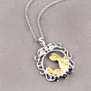 0.12 Carat Genuine Blue Sapphire .925 Sterling Silver Pendant-8