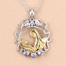 0.11 Carat Genuine Tanzanite .925 Sterling Silver Pendant-11