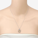 0.11 Carat Genuine Tanzanite .925 Sterling Silver Pendant-12