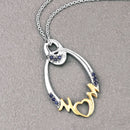 0.18 Carat Genuine Blue Sapphire .925 Sterling Silver Pendant-8