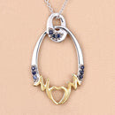 0.18 Carat Genuine Blue Sapphire .925 Sterling Silver Pendant-11