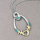 0.15 Carat Genuine Emerald .925 Sterling Silver Pendant-8