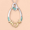 0.15 Carat Genuine Emerald .925 Sterling Silver Pendant-11
