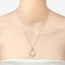 0.15 Carat Genuine Emerald .925 Sterling Silver Pendant-12