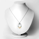 0.15 Carat Genuine Emerald .925 Sterling Silver Pendant-6