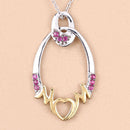 0.18 Carat Genuine Ruby .925 Sterling Silver Pendant-11