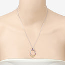 0.18 Carat Genuine Ruby .925 Sterling Silver Pendant-12