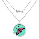 29.50 Carat Genuine Emerald .925 Sterling Silver Pendant-4