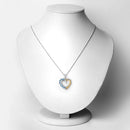 0.84 Carat Genuine Swiss Blue Topaz .925 Sterling Silver Pendant-6
