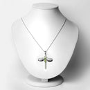 1.98 Carat Genuine Peridot and White Topaz .925 Sterling Silver Pendant-6