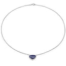 3.92 Carat Genuine Blue Aventurine .925 Sterling Silver Pendant-4
