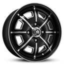 Pedrini | Satin Black Full Machined Face, Windows & Lip Edge-1