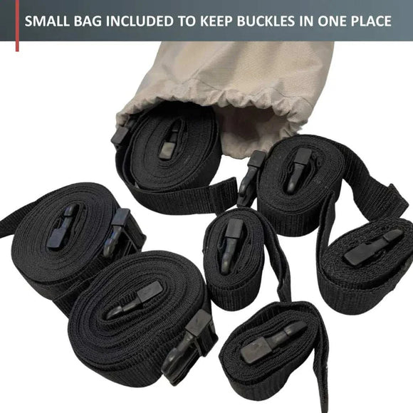 Premium 600 Denier Boat Cover Size C, fits 16ft to 18.5ft Boats