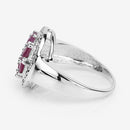 1.54 Carat Genuine Ruby .925 Sterling Silver Ring-11
