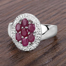 1.54 Carat Genuine Ruby .925 Sterling Silver Ring-13