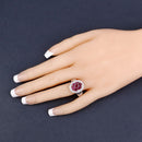 1.54 Carat Genuine Ruby .925 Sterling Silver Ring-14