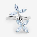 1.54 Carat Genuine Aquamarine .925 Sterling Silver Ring-9