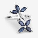 1.75 Carat Genuine Blue Sapphire .925 Sterling Silver Ring-12