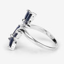 1.75 Carat Genuine Blue Sapphire .925 Sterling Silver Ring-13