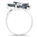 1.75 Carat Genuine Blue Sapphire .925 Sterling Silver Ring-6