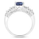 1.40 Carat Genuine Kyanite .925 Sterling Silver Ring-5