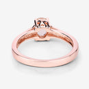 0.70 Carat Genuine Morganite .925 Sterling Silver Ring-14