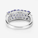 1.54 Carat Genuine Tanzanite .925 Sterling Silver Ring-13
