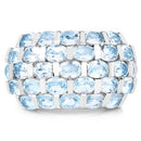 5.51 Carat Genuine Blue Topaz .925 Sterling Silver Ring-6