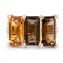 8.17 Carat Genuine Multi Stones .925 Sterling Silver Ring-3