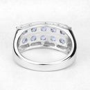 1.90 Carat Genuine Tanzanite .925 Sterling Silver Ring-10
