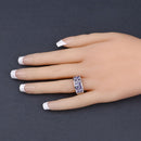 1.90 Carat Genuine Tanzanite .925 Sterling Silver Ring-14